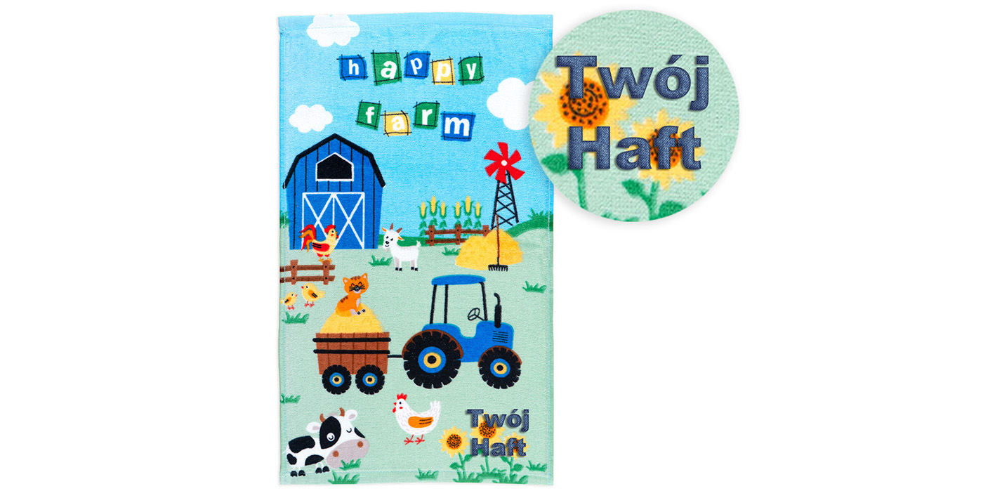 Ręcznik 30x50 happy farma 5904708927667 25_T